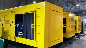 Grupo electrógeno diésel Yuchai de 500kW con sistema de sincronización